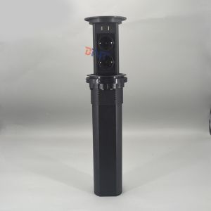 CE approval EU power motorized pop up electrical socket for kitchen