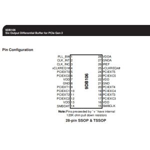 ICS9DB106BGILF Renesas Electronics 9DB106 Clock Timing Integrated Circuits ICs