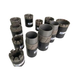 NQ3 Diamond Reaming Shells With Tungsten Carbide Stabilizers For Borehole