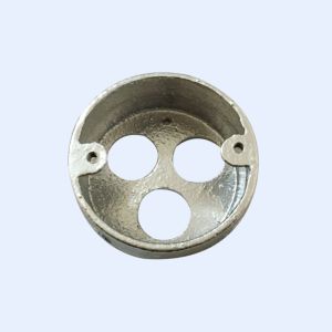 One Way Conduit Junction Box 28MM Depth BS4568 Standard Hot Dip Galvanized