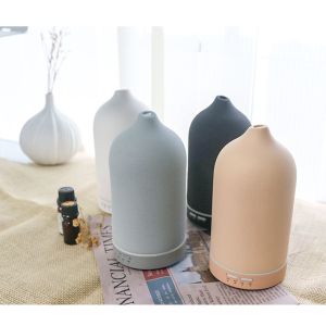 HOMEFISH PP Ceramic Aromatherapy Ultrasonic Aroma Humidifier 2.4MHz