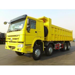 Tubeless Tire Design 8/10/12 Wheels 8*4 HOWO Sinotruk Dump Truck with 60 Cubic