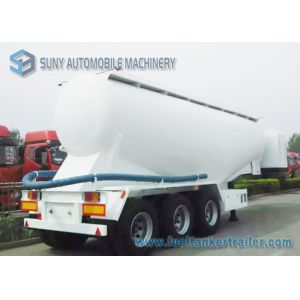 42m3 Capacity Three Axle Semi Tanker Trailers Q345 / AL5083 Material
