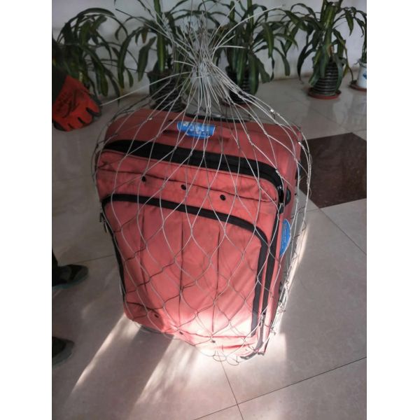 Stainless steel rope mesh bag
