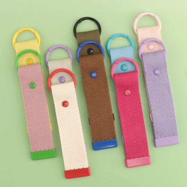 Apparel & Accessories Garment & Processing Accessories Webbing DANSKY Wash Label Canvas Fabric Strap Korean Charm Custom Small Iron on Patches DIY Bag