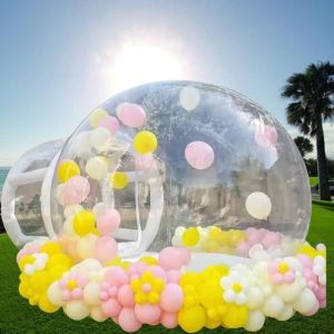 Max Capacity of 100kg Inflatable Waterproof Air Bubble Clear Dome Camping Tent