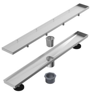 Vertical Shower Drains SUS304 Adjustable Linear Shower Drain American Style