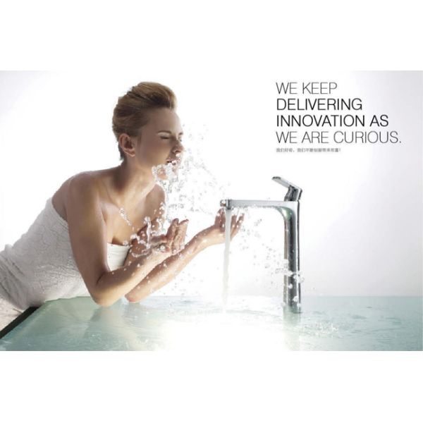 Modern Pretty Bathroom Accessories Deck Mounted Brass Bathroom Faucets