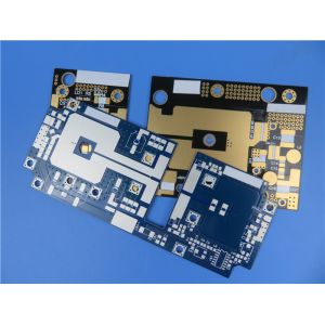 Double Sided RF-60TC PCB Board Built On 25mil Substrates With Immersion Gold