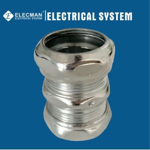 UL Listed Galvanized Steel EMT Conduit Couplings Compression Type