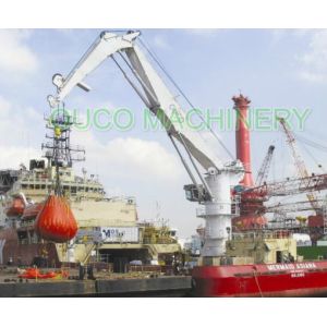 Wholesale 5 Ton Knuckle Boom Jib Crane High Reliability For Loading Cargoes Application from china suppliers