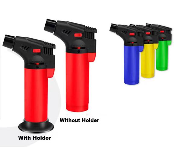 Quality Flint Function Adjustable Windproof Butane Gas Micro Jet Torch Cigar Lighter for Safe for sale