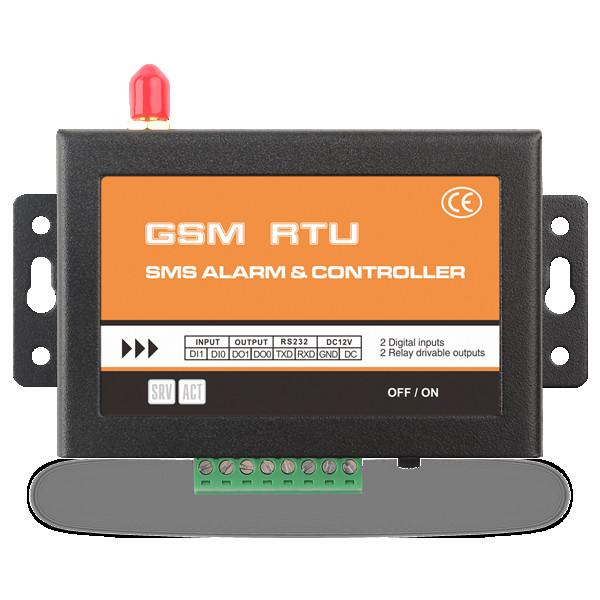 Quality CWT5005 gsm alarm power lost with 2 digital input and 1 relay out for sale
