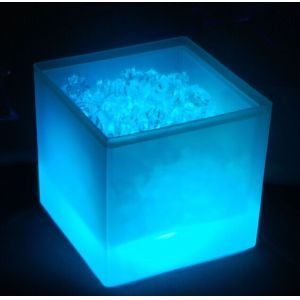 Flashing Ice bucket ice box ice barrel plastic cooler box