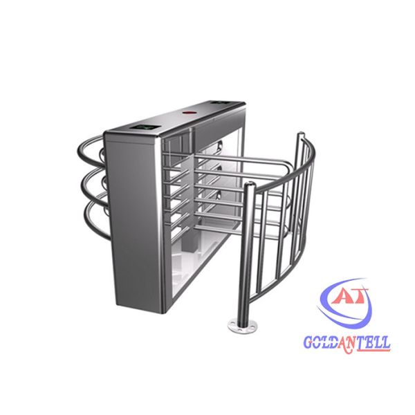 Single Access Fingerprint Automatic Full Height Turnstile With LED Indicator