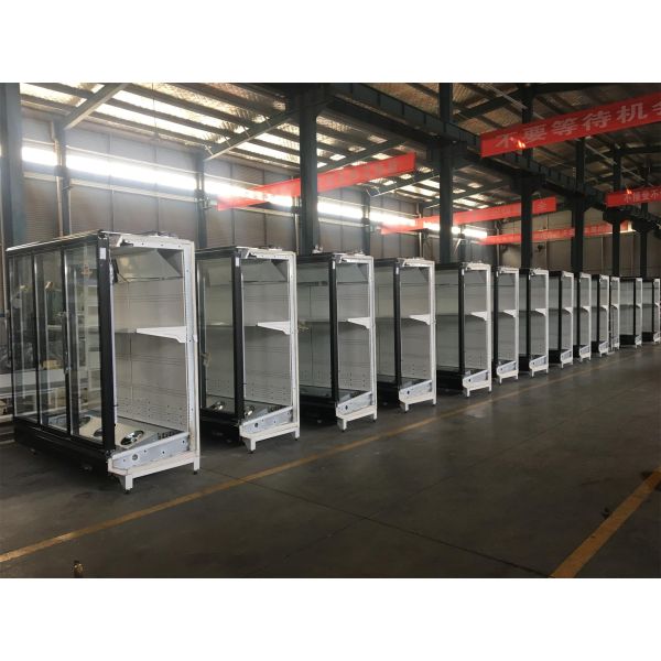 Double Glazed Glass Door Multideck Display Fridge Refrigerated Multideck Cabinet