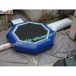0.9mm PVC Large Inflatable Water Toys By Trampoline For Swimming Pools