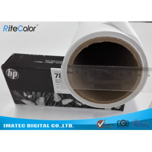 Latex Ink Printing Matte Polyester Canvas 260GSM Brighter White Surface No