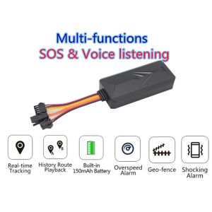 Wholesale 95VDC Audio 4G GPS Tracker MTK GSM TCP Hidden Oil Electricity Cut Off from china suppliers