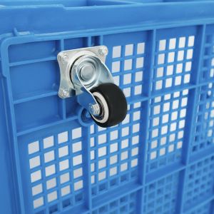 Mesh Style HDPE Crate for Durable Bread Trays and Fruit Storage