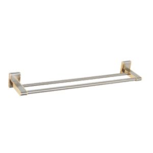China Double towel rail&bar85209-Square &Brass&Nickel Brush +Golden& Bathroom Accessory&fittings&Sanitary Hardware on sale