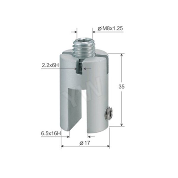 Single Sided Types Cable Display Components Brass Material For Hanging Art