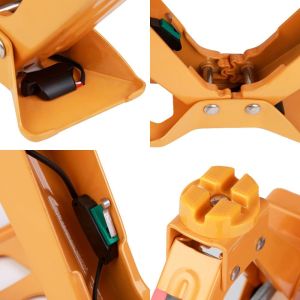 Low Profile Aluminum Electric Scissor Jack 525*450*260mm With Remote Control