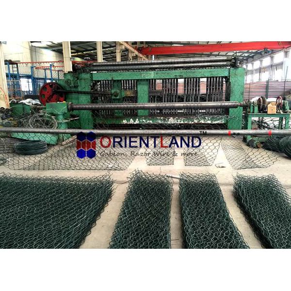 Triple Twist Woven Gabion Stone Cages Rock Gabion Baskets