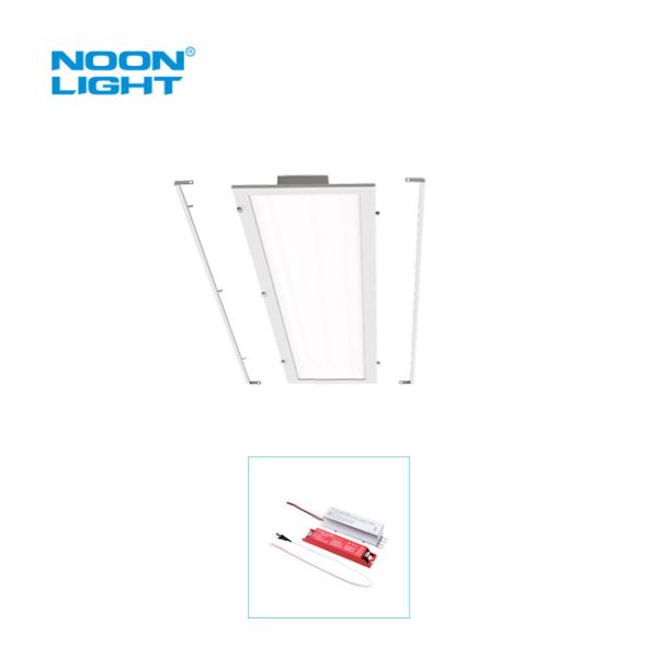 Industrial Dimmable 1x4 Flat Panel LED With Surface Mounted