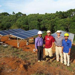 High Voltage 4kw Solar Pumping System Three Phase Home Application Long Lifespan