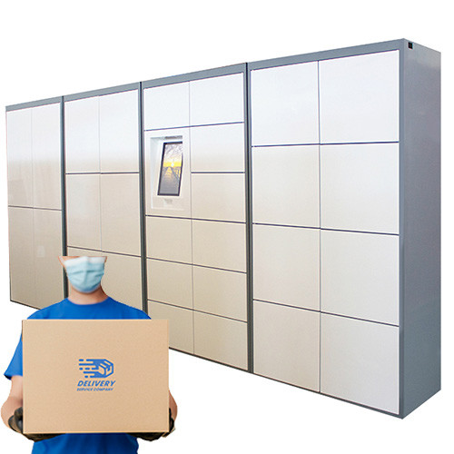 Quality Efficient Package Delivery Lockers With Android System And Payment Coin Bill Card QR for sale