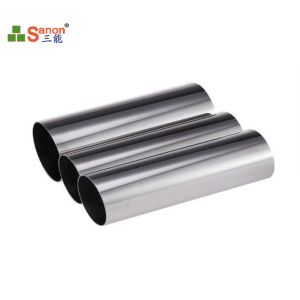 Custom Mirror Hollow Round Pipe ASTM 304 316L 201 Thickness 0.4 - 2.0mm