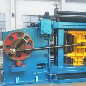 hexagonal 22kw 165m/H Gi Wire Net Making Machine River Course
