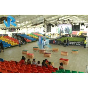 RingLock Scaffolding substructure bleacher and Galvanized steel Material movable