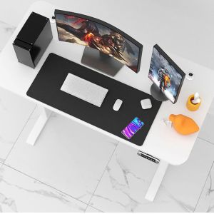 Wholesale Height Adjustable Dual Motor Gaming Computer Table for Home Office 100 V/Hz 80 kgs from china suppliers