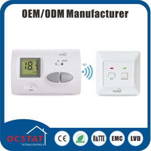 China Wireless Digital Thermostat 868MHZ Radio Frequency Wireless Non - Programmable Multistage Controller on sale China Wireless Digital Thermostat 868MHZ Radio Frequency Wireless Non - Programmable Multistage Controller on sale
