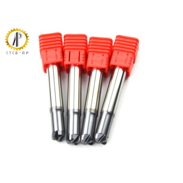Slot Cutting Carbide Milling Cutters , Corner Rounding End Mill Carbide High Feed Rate