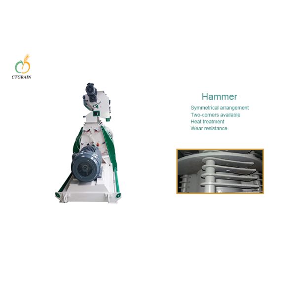 Hammer Mill And Pellet Grain Crusher Machine