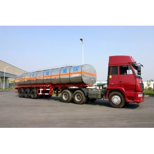 China 40800L Fuel Crude Oil Semi Tanker Trailer For Petroleum 40.8cbm 3 Axles on sale