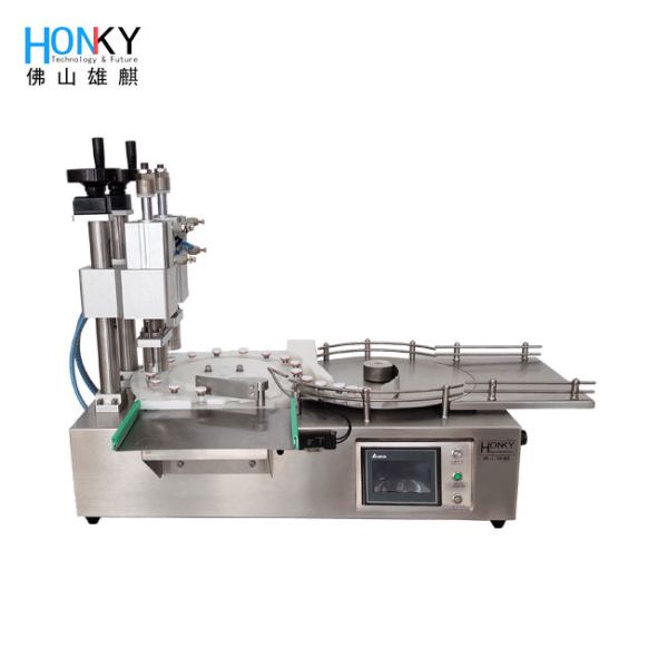 Quality Desktop 10ml Vial Cap Crimping Machine with 60 bpm Speed and 4-6kg/cm2 Air Pressure for Precise Capping for sale