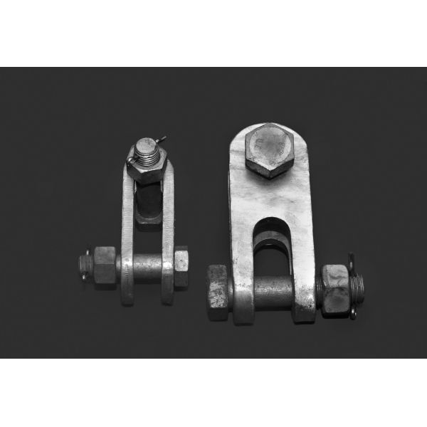 Quality Power Transmission Clevis Hinge Galvanized Steel Materials Stable Structure for sale
