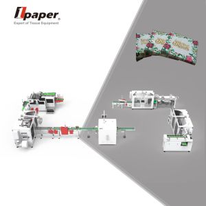 Fully Automatic Tissue Paper Cutting and Packing Machine for 150 Bags/min