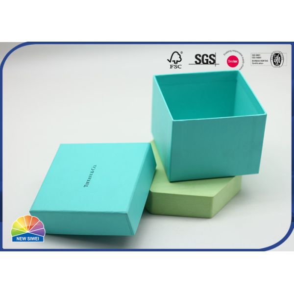 Rectangular Paper Gift Box Watch Necklace Bracelets Packaging With Lid Tray
