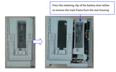 Mindray BeneVew T1 Patient Monitor Parts Back Cover Case PN 043-001734 115-018386-00
