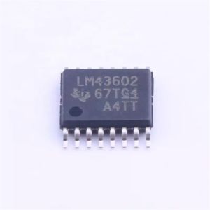 LM43602PWPT ICs TI Integrated power controller Circuit Analog Devices HTSSOP-16