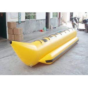 Wholesale 7 Persons 0.9 mm PVC tarpaulin Banana Boat Inflatable Fly Fish Boats Water Race Sport Games from china suppliers