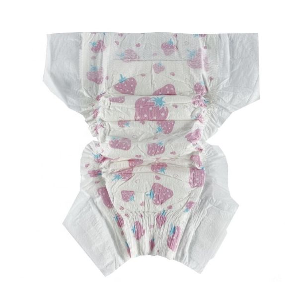 Quality S / M / L / XL Breathable Soft Baby Diaper With Ultra Thin Absorbent Core for sale