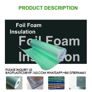 Reflective Insulation Roll Foam Core Radiant Barrier Garage Door Foam Insulation