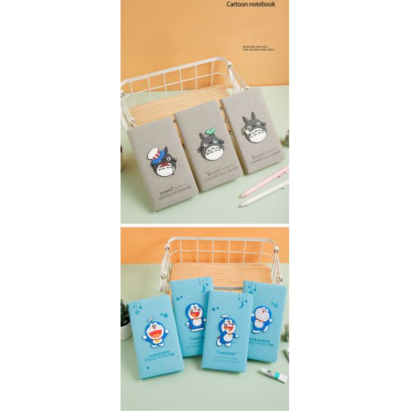 Customized Logo Soft Cover Cute Cartoon Decompression Fidget Note Book for Students