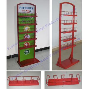 Multi Purpose five tier metal shelf Wire Seed Display Stand